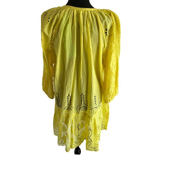 Melissa Odabash - Ashley Lemon Short Caftan - XL (NWT) - Picture 6 of 12
